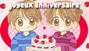 Gif animé joyeux anniversaire enfants